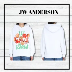 JW Anderson Unisex Sweatshirt Streetwear Long Sleeve Logo - Get it Now!