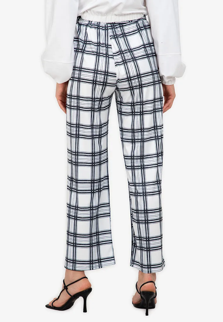 Karah Plaid Trousers