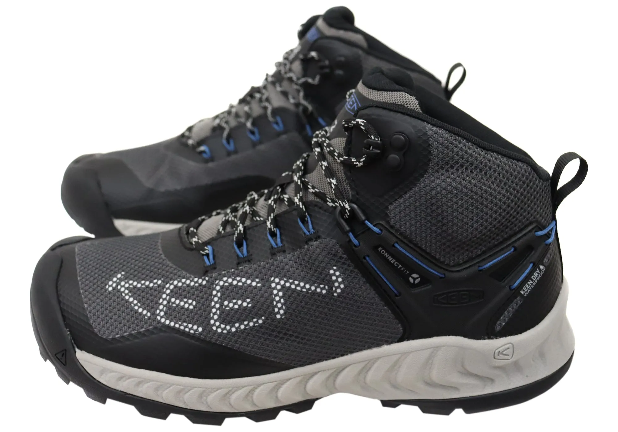 Keen Mens Comfortable Lace Up NXIS EVO Mid Waterproof Boots