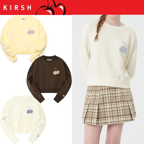 KIRSH long sleeve hoodies and sweatshirts with street style logos