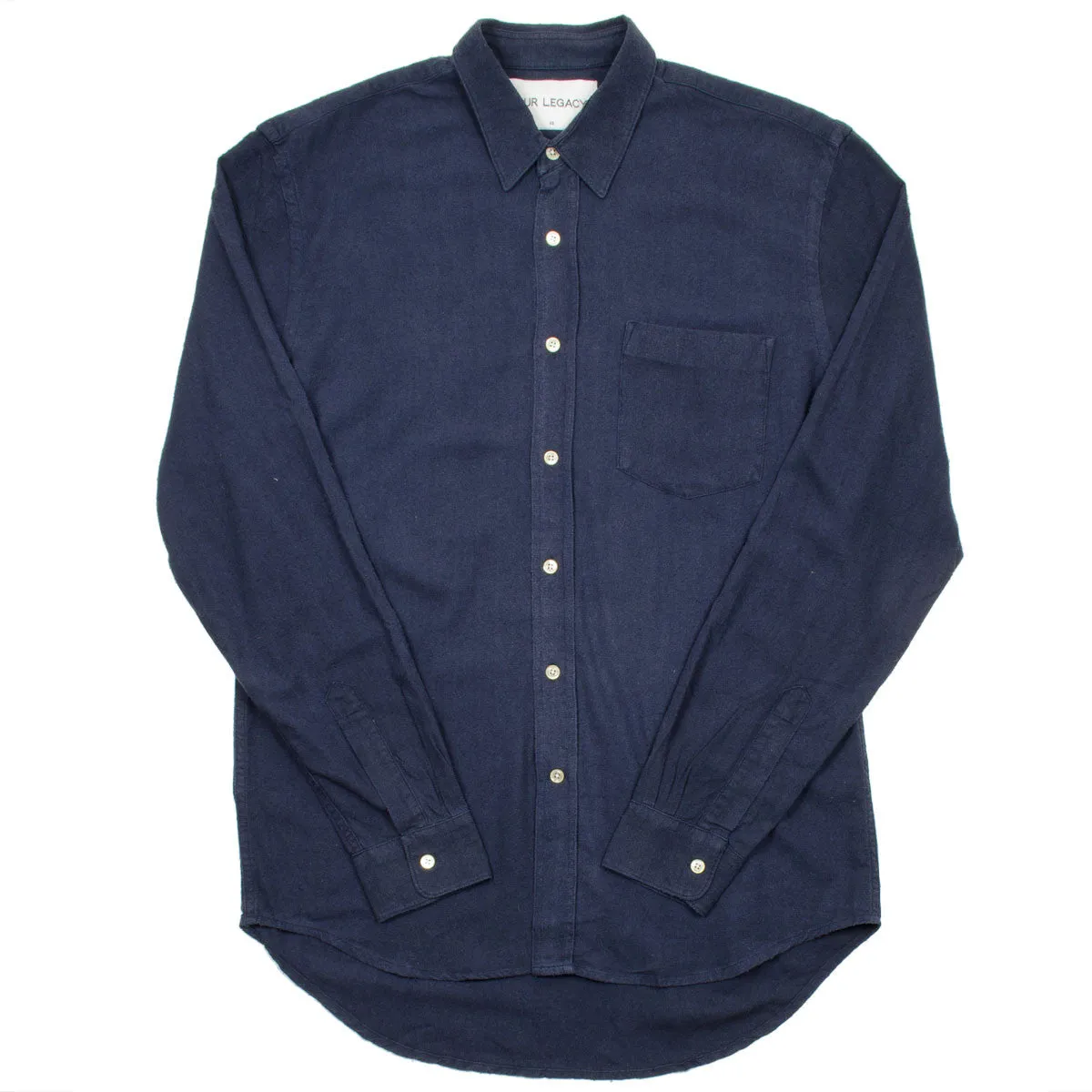 Legacy Classic Shirt Navy Silk