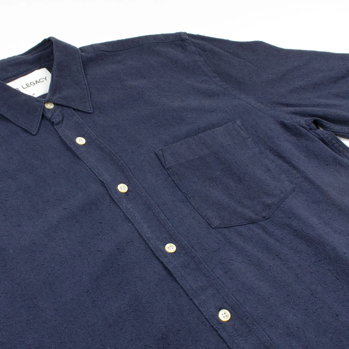 Legacy Classic Shirt Navy Silk