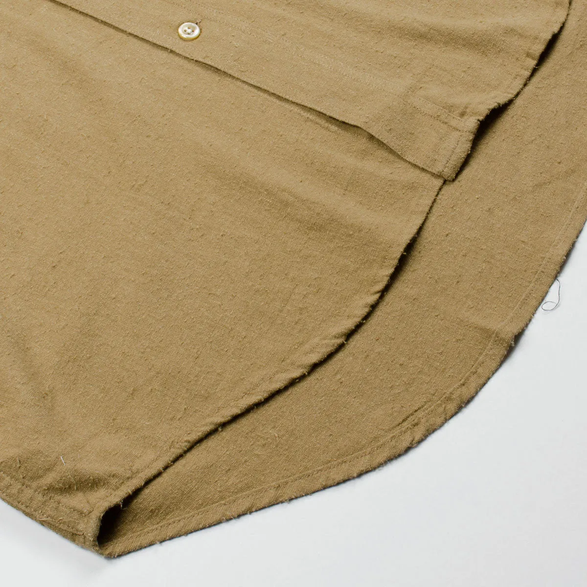 Legacy SPLASH - Classic Tan Silk Noil Shirt.