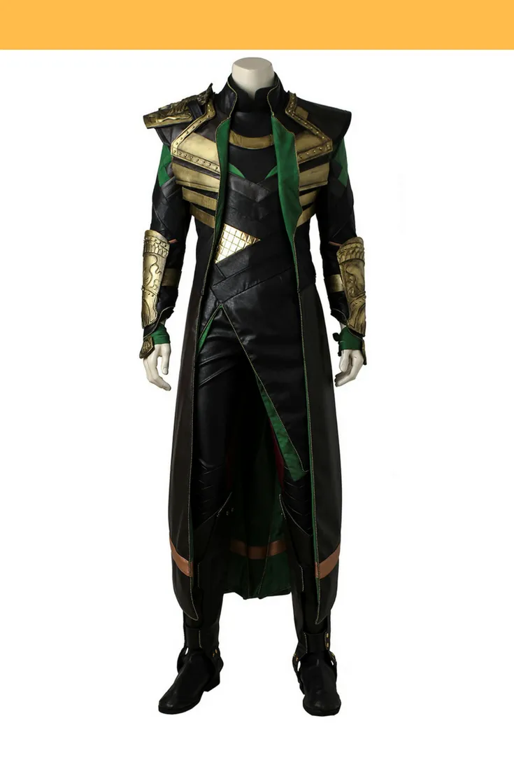 Loki Avengers PU Leather Costume.