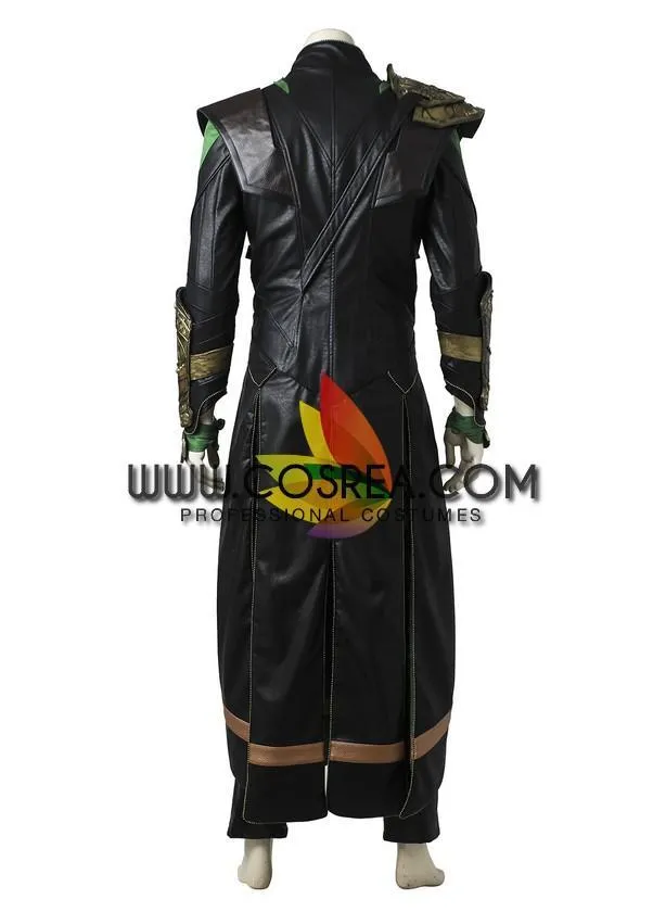 Loki Avengers PU Leather Costume.