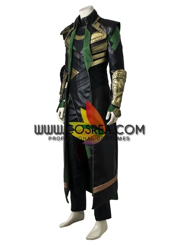 Loki Avengers PU Leather Costume.