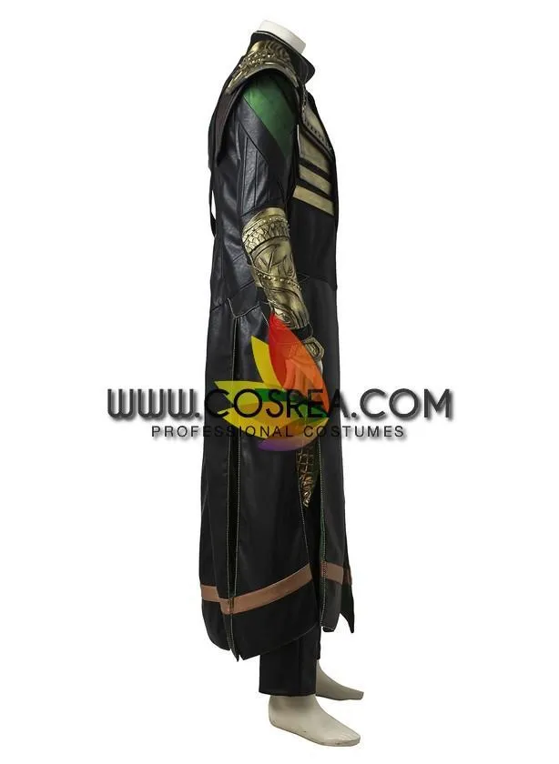 Loki Avengers PU Leather Costume.