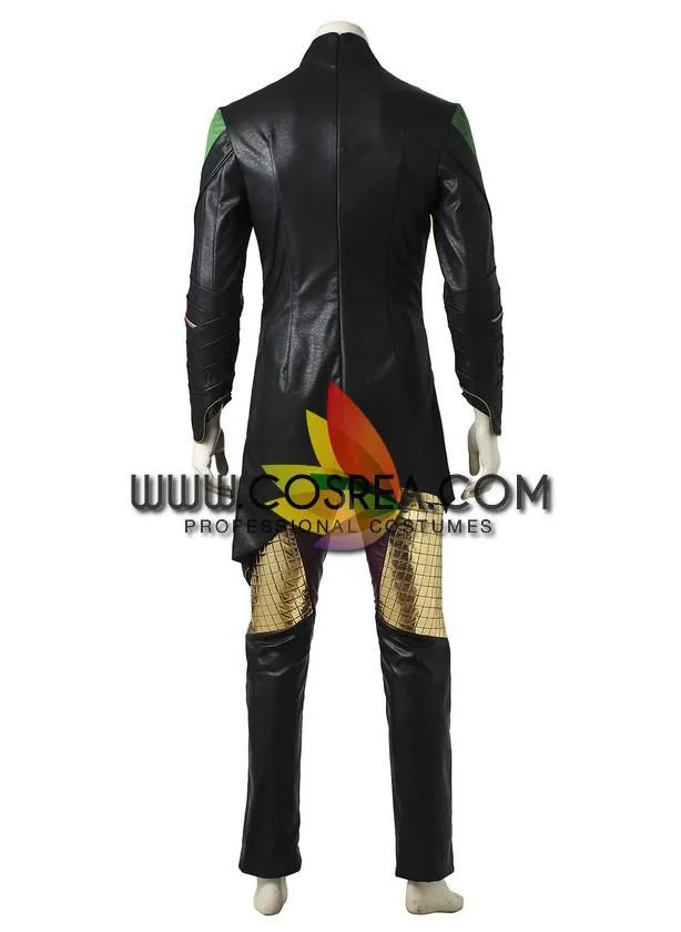 Loki Avengers PU Leather Costume.