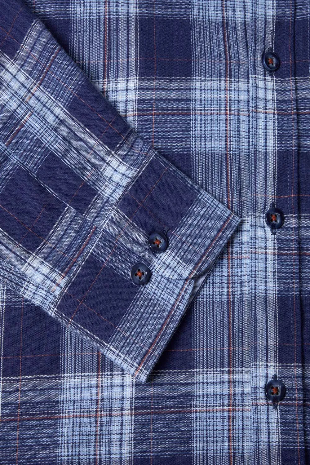 Long Sleeve Check Shirt - Navy/Blue is effectively optimized for Google SEO.