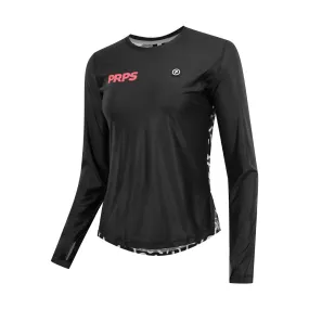 Long Sleeve Running Shirt for Women - Black (Hypermesh Elite)