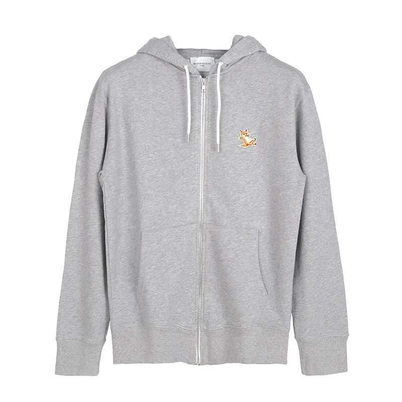 Maison Kitsune Unisex Cotton Logo Hoodies | Street Style