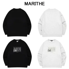 Marithe + Francois Girbaud Unisex Street Style Logo Hoodies & Sweatshirts - Shop Now!