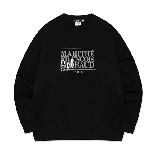 Marithe + Francois Girbaud Unisex Street Style Logo Hoodies & Sweatshirts - Shop Now!