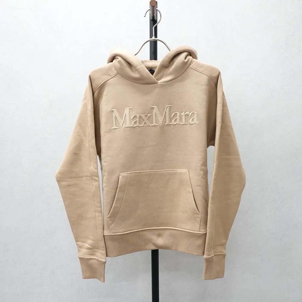 Max Mara Street Style Long Sleeves Plain Cotton Logo