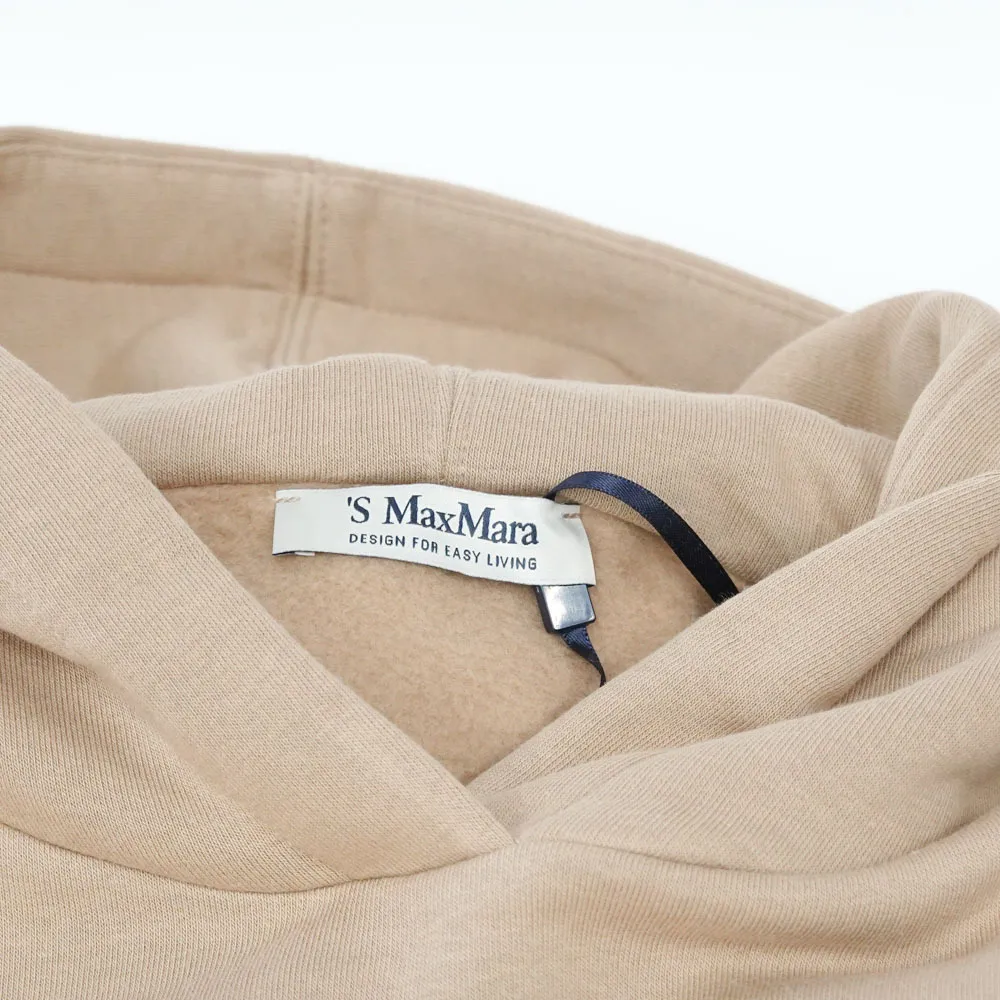 Max Mara Street Style Long Sleeves Plain Cotton Logo