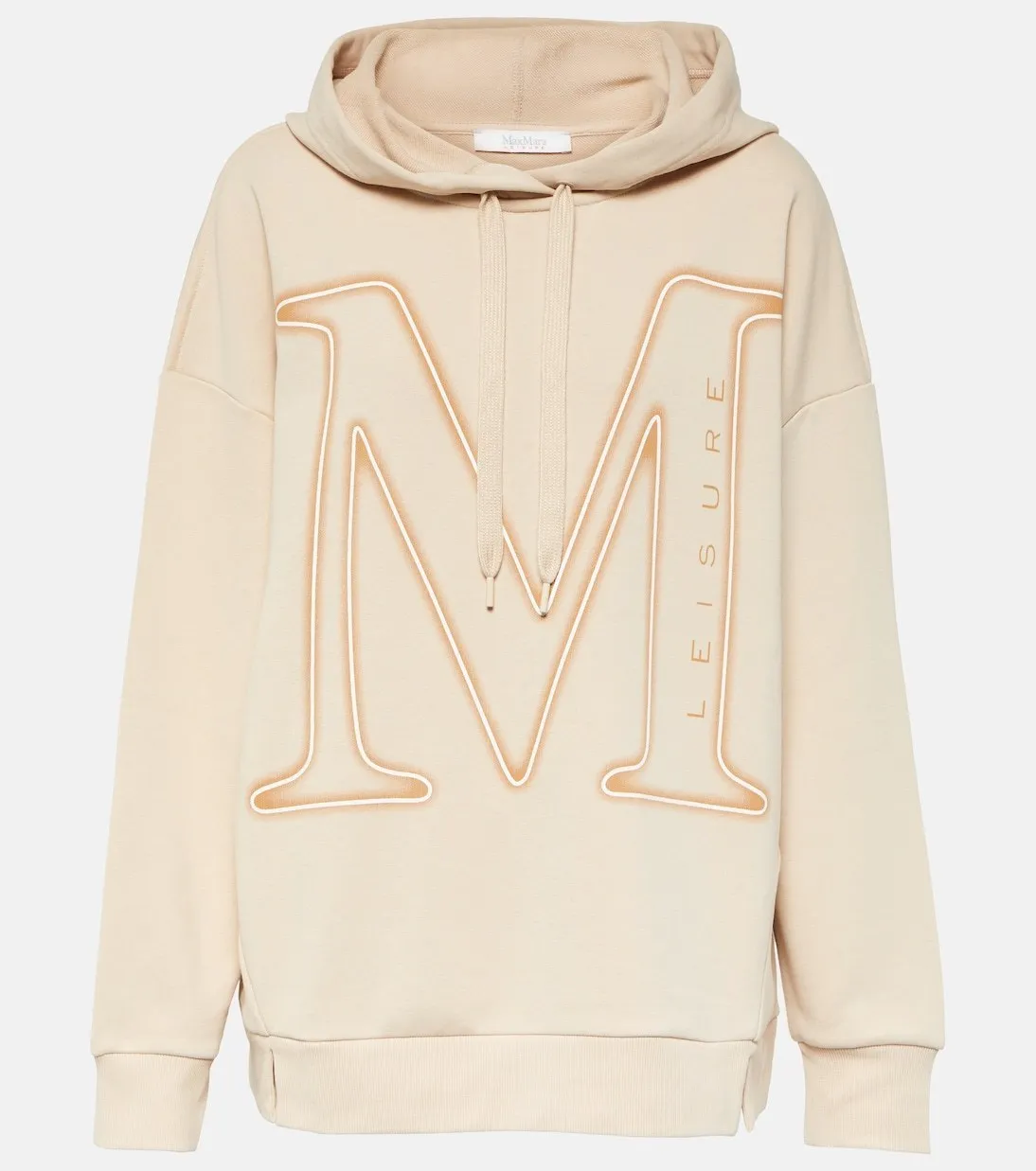 MaxMara - Unisex Street Style Long Sleeve Plain Cotton Logo