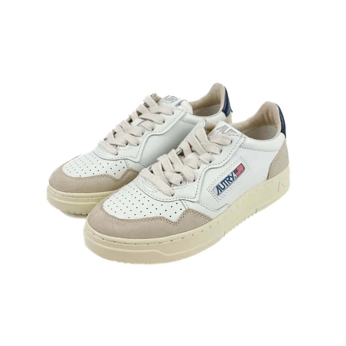 Medalist Low AULW LS28 sneakers - Leather/Suede White/Blue