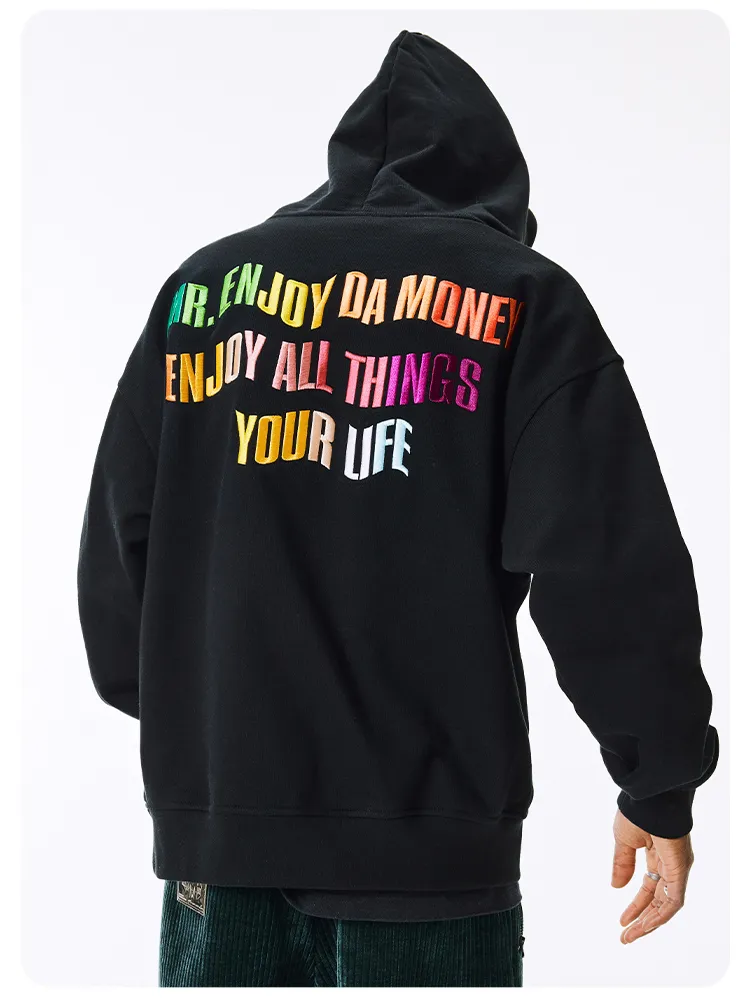 Men's and Women's Oversized Logo Hoodies for Street Style by Mr. Enjoy Da Money