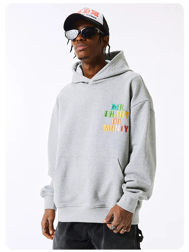 Men's and Women's Oversized Logo Hoodies for Street Style by Mr. Enjoy Da Money