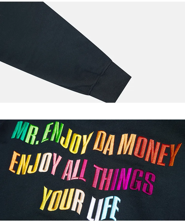 Men's and Women's Oversized Logo Hoodies for Street Style by Mr. Enjoy Da Money