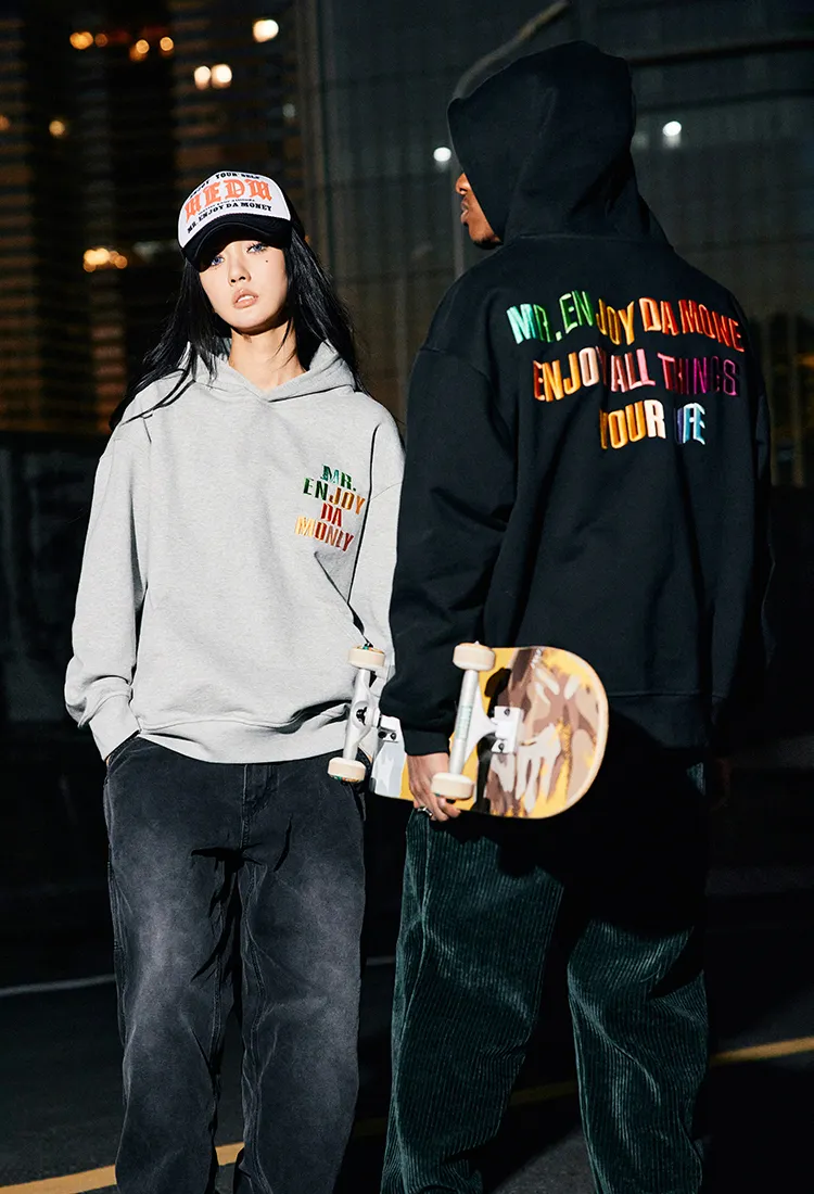 Men's and Women's Oversized Logo Hoodies for Street Style by Mr. Enjoy Da Money