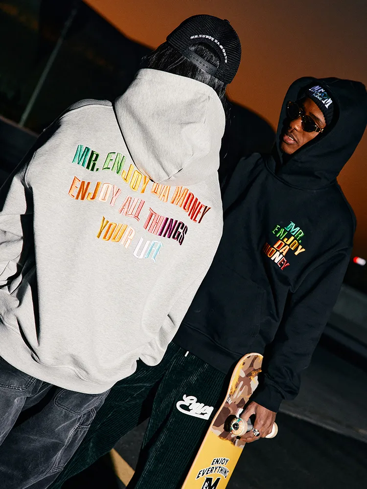 Men's and Women's Oversized Logo Hoodies for Street Style by Mr. Enjoy Da Money