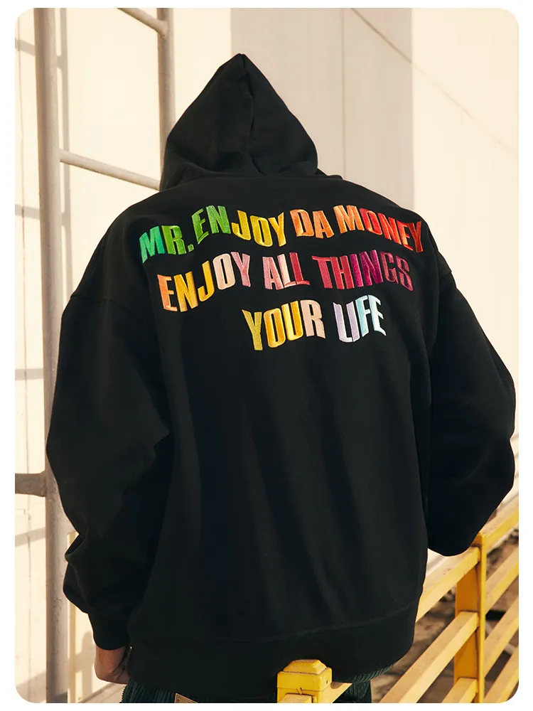 Men's and Women's Oversized Logo Hoodies for Street Style by Mr. Enjoy Da Money