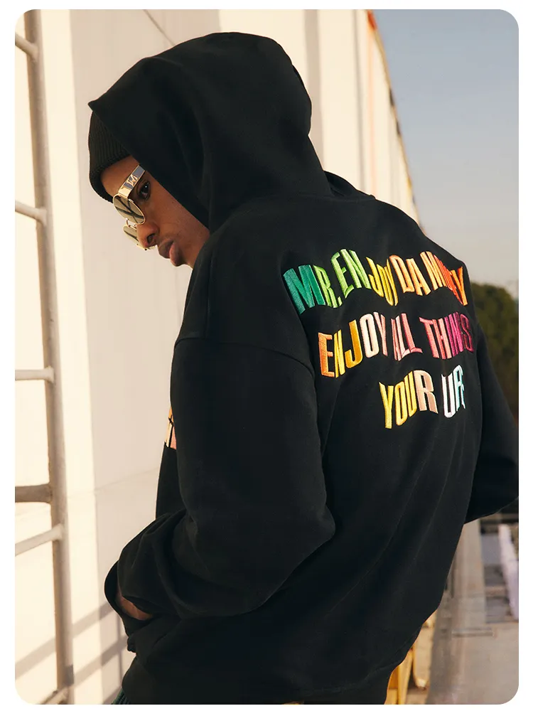 Men's and Women's Oversized Logo Hoodies for Street Style by Mr. Enjoy Da Money