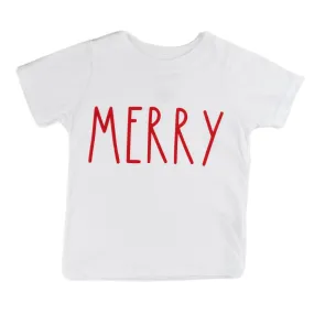 Merry Christmas Doodle Shirt - Short Sleeve