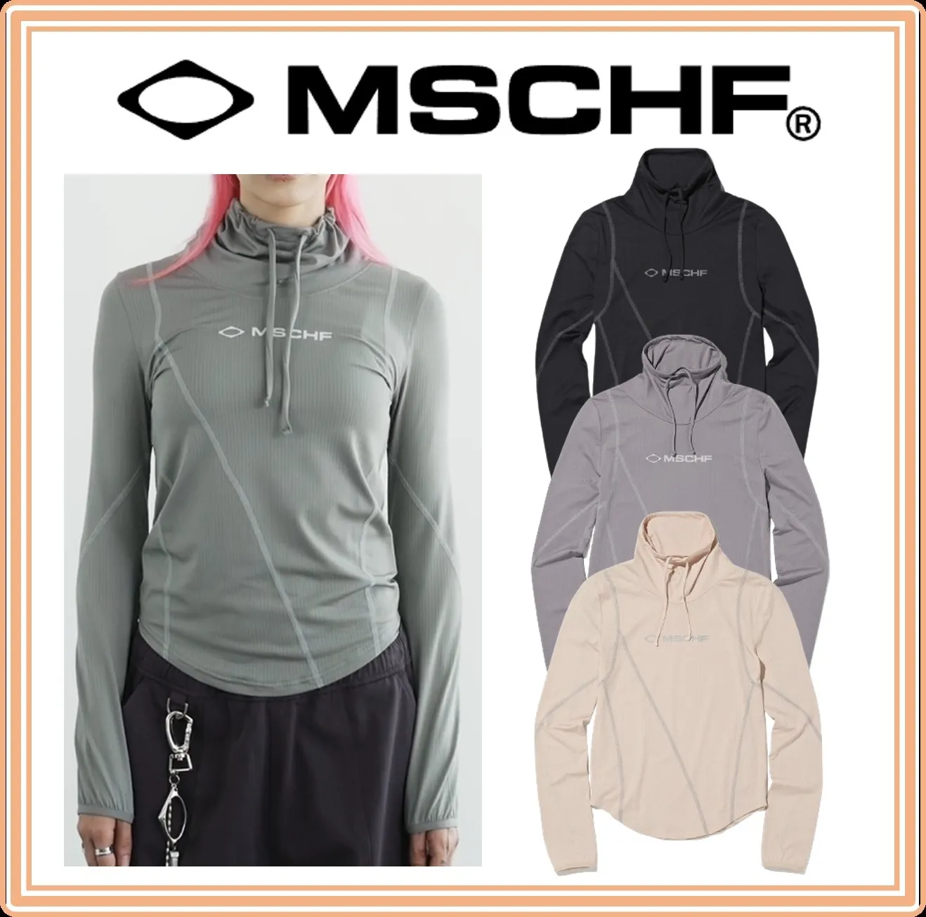 MISCHIEF Unisex Street Style Long Sleeves Logo Hoodies & Sweatshirts