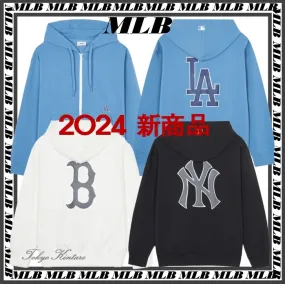 MLB Korea Long Sleeves Co-ord Logo Hoodies