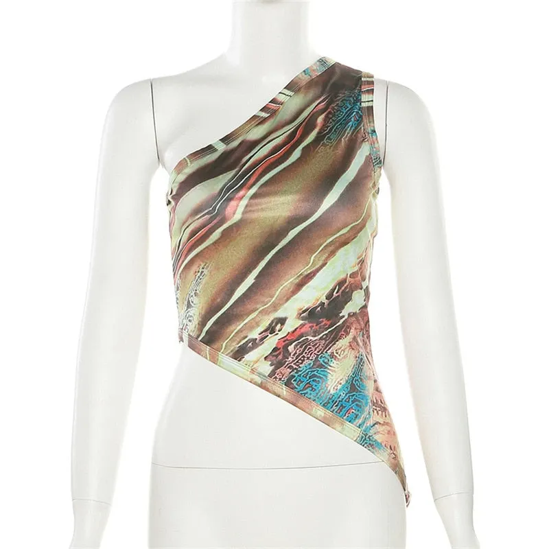 Monae Abstract Top - Shop Now