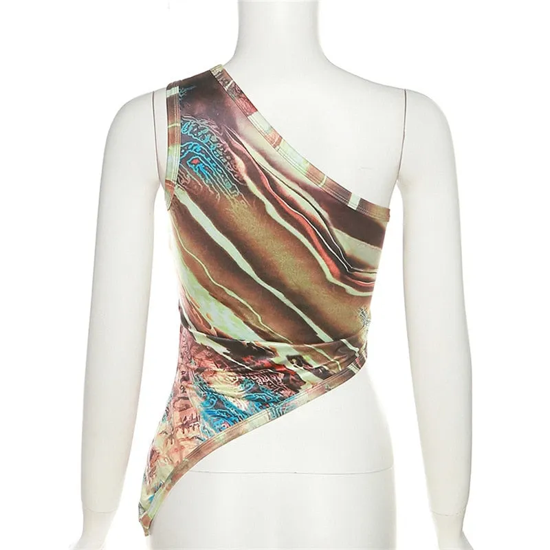 Monae Abstract Top - Shop Now