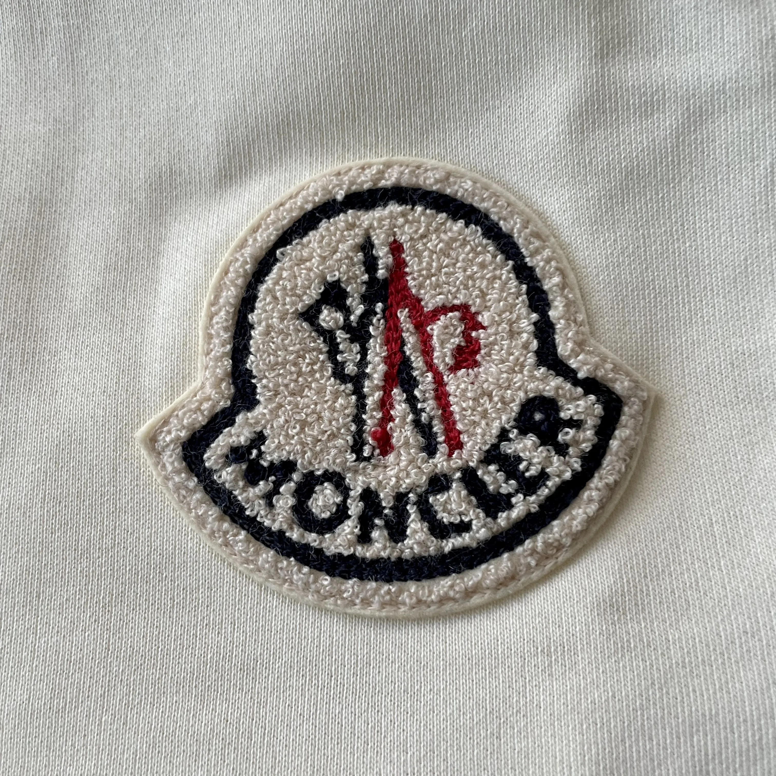 Moncler Crew Neck Street Style Long Sleeves Cotton Logo Plain - Google SEO friendly