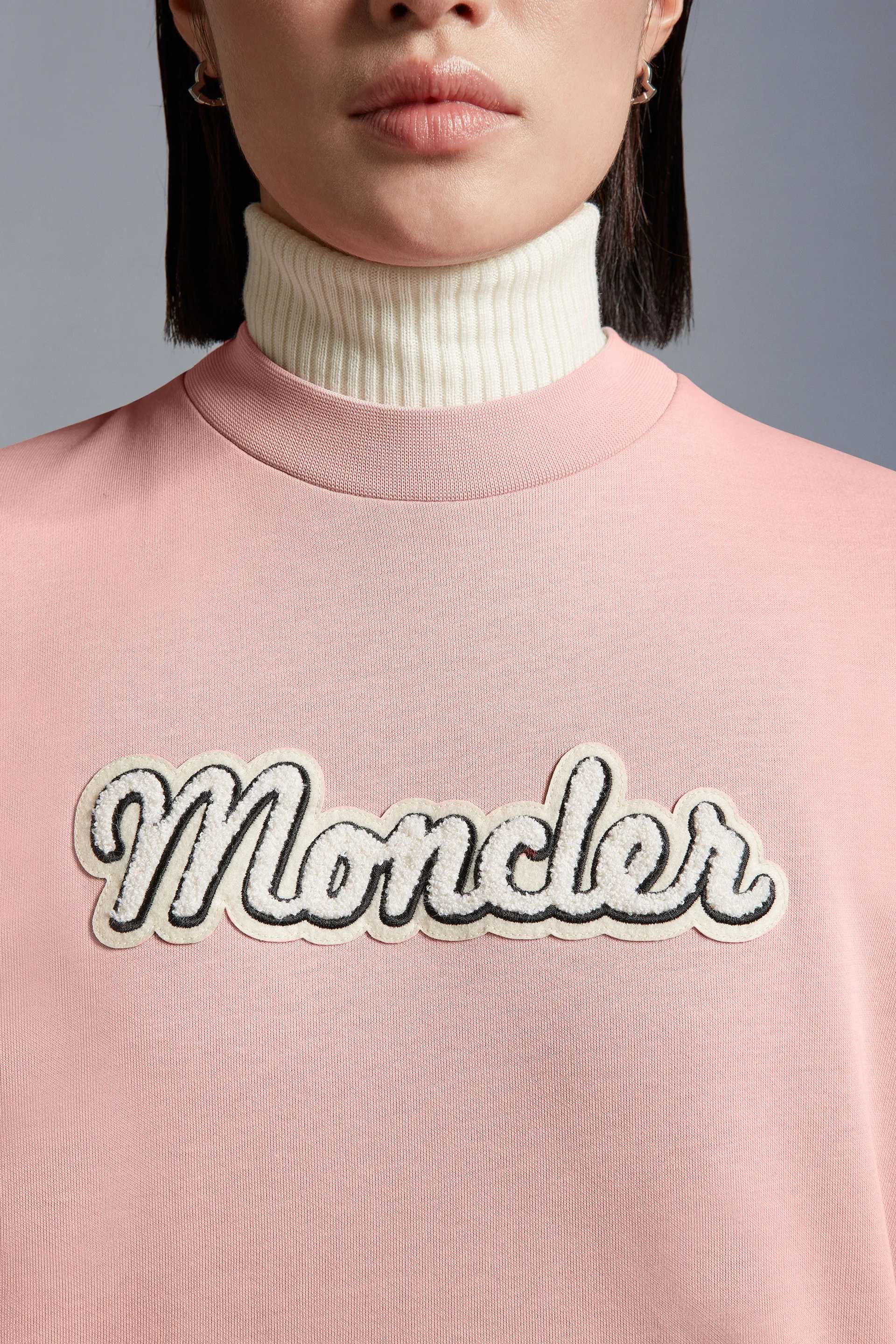 Moncler sweatshirt with logo.