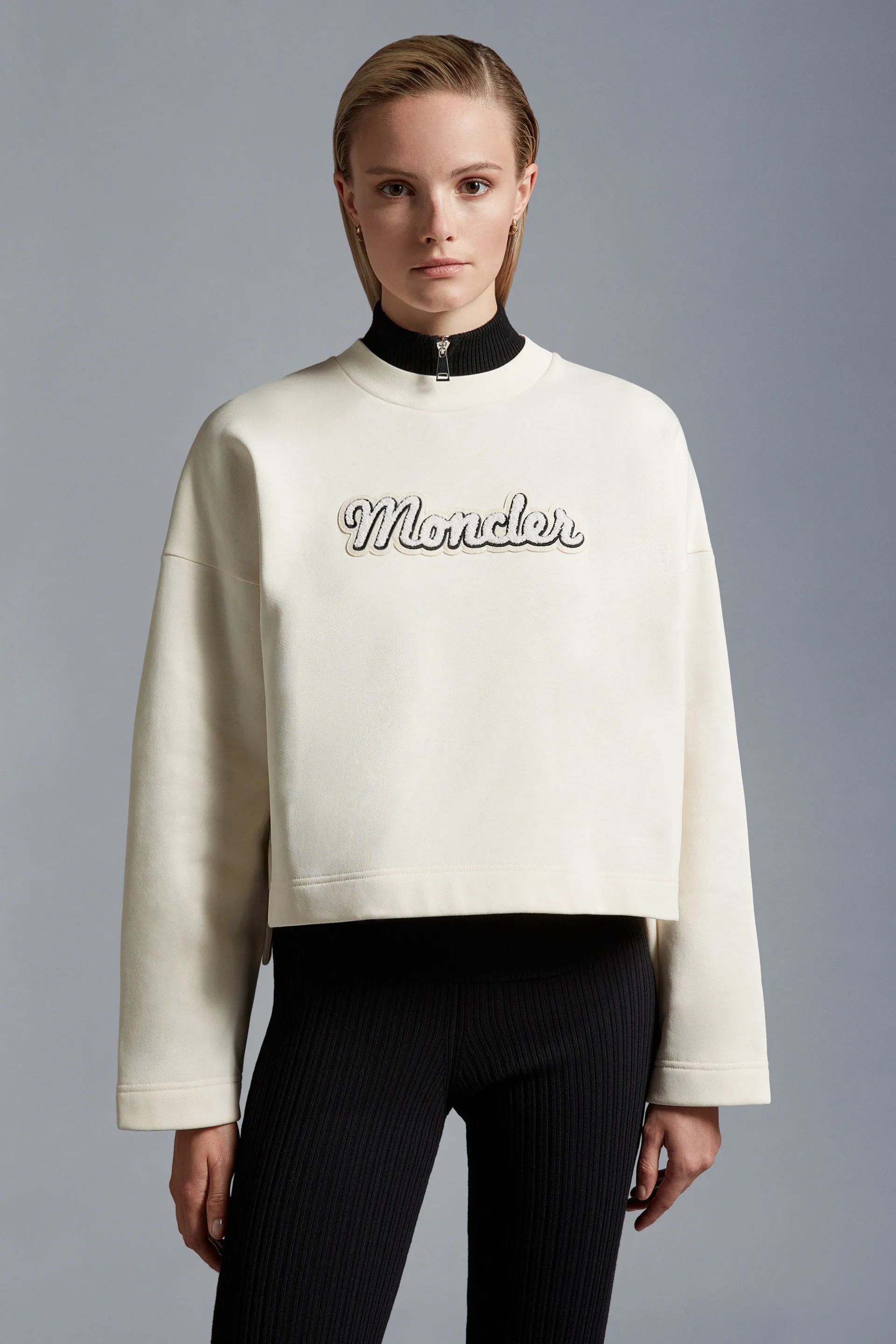 Moncler sweatshirt with logo.