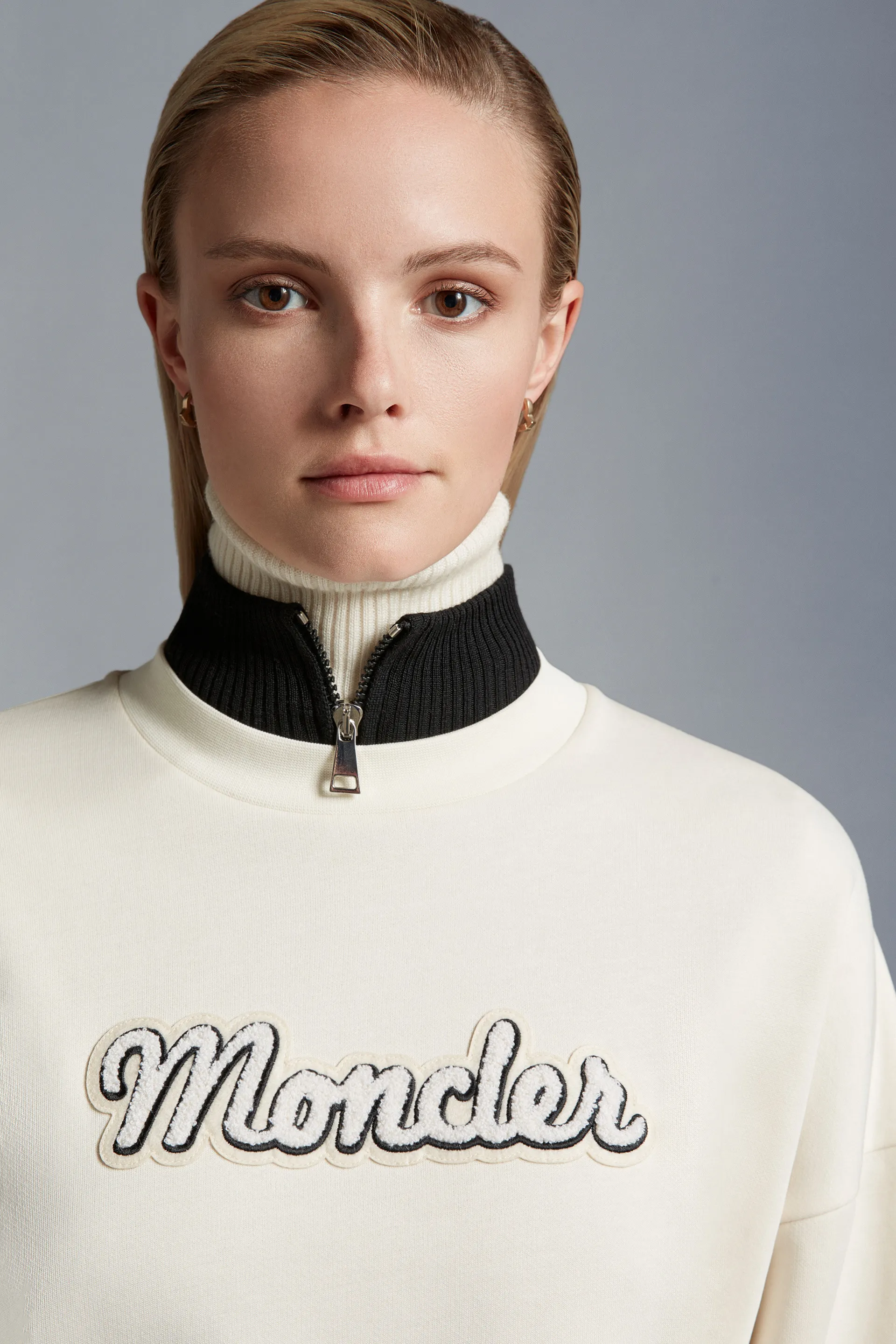 Moncler sweatshirt with logo.