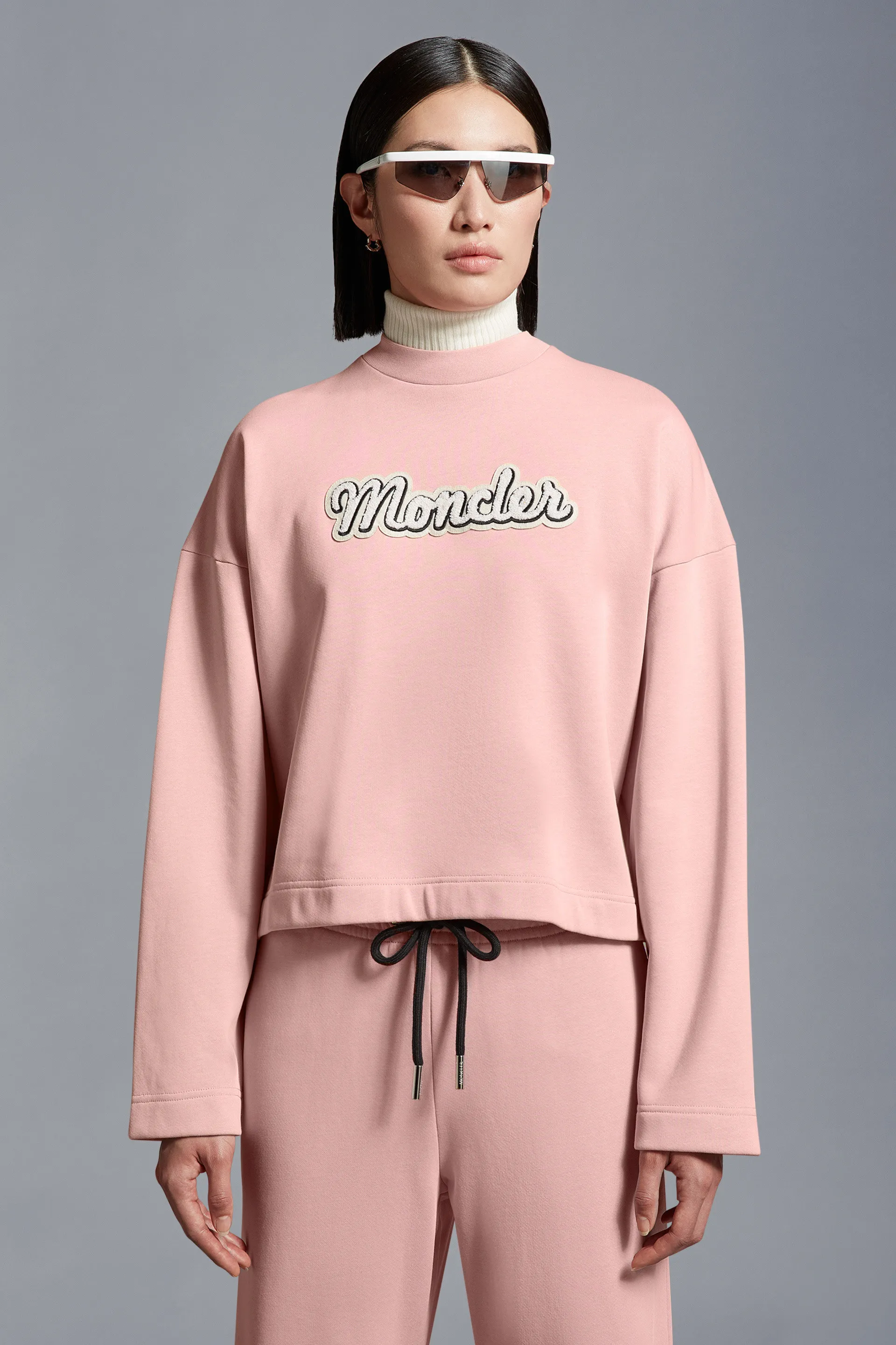 Moncler sweatshirt with logo.