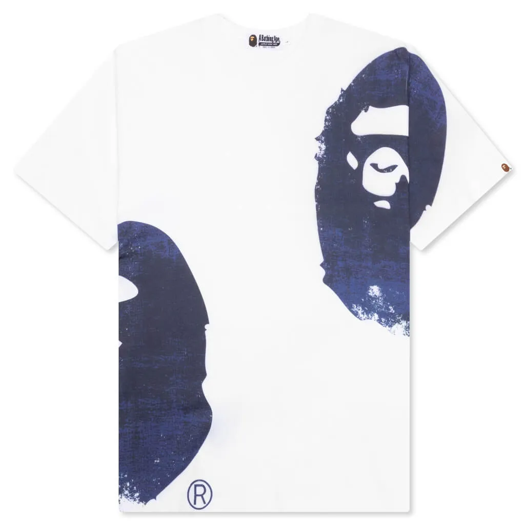 Multi Ape Head Tee - White