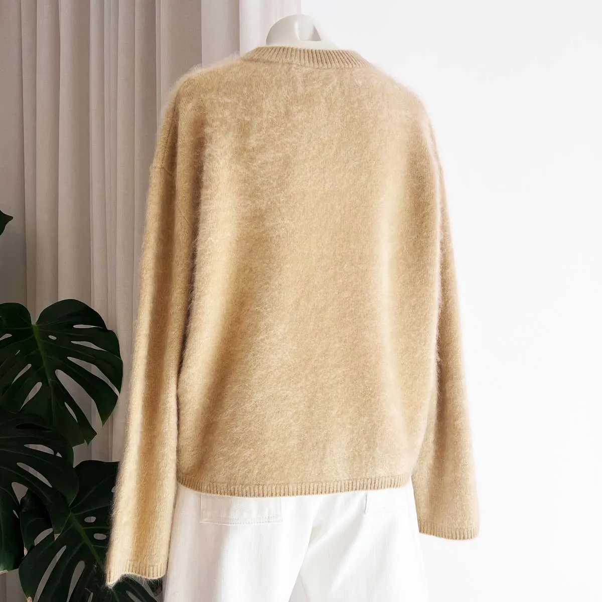 Natalia Sweater - Latte Brushed