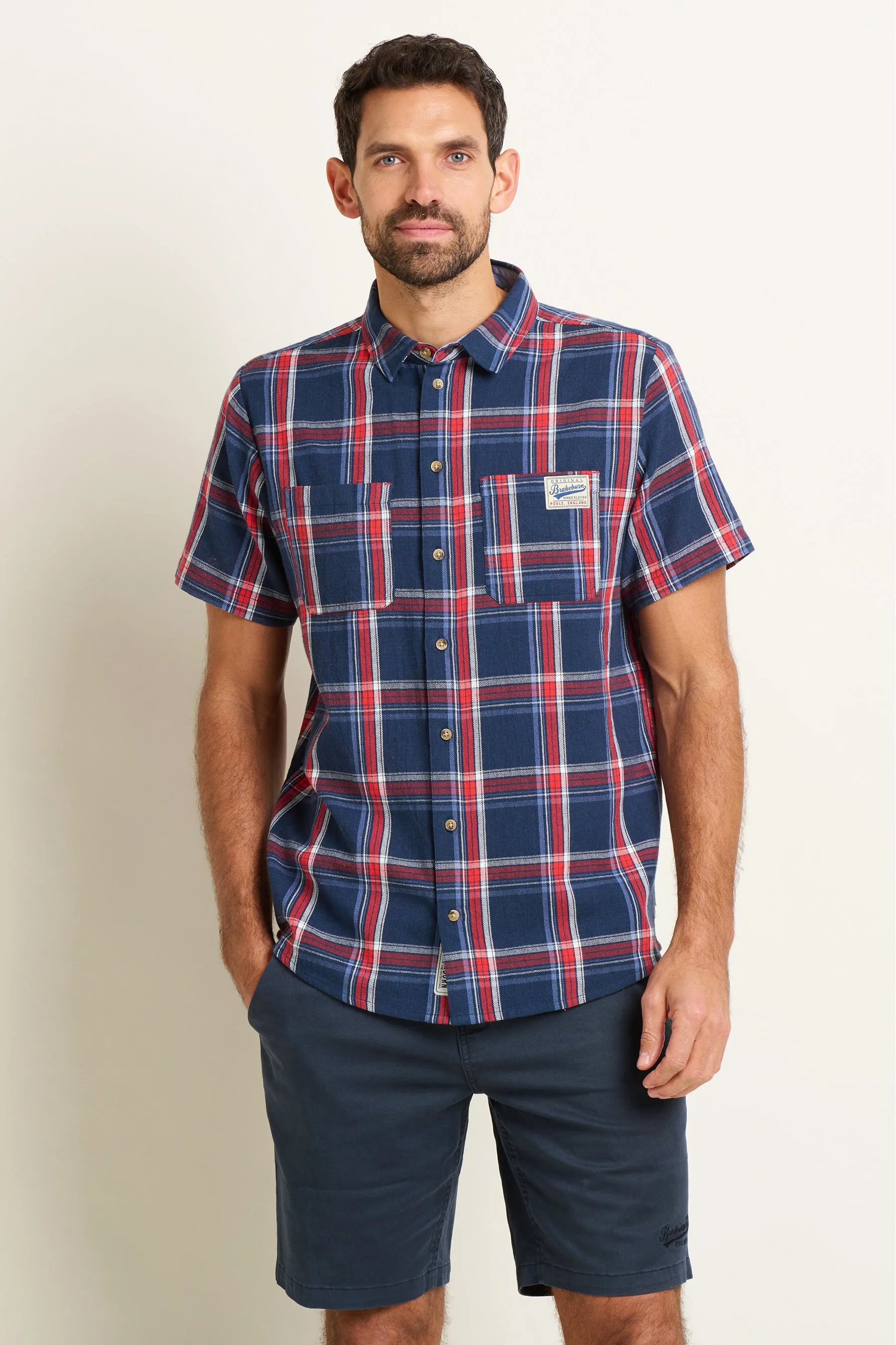 Nautical Check Short Sleeve Shirt