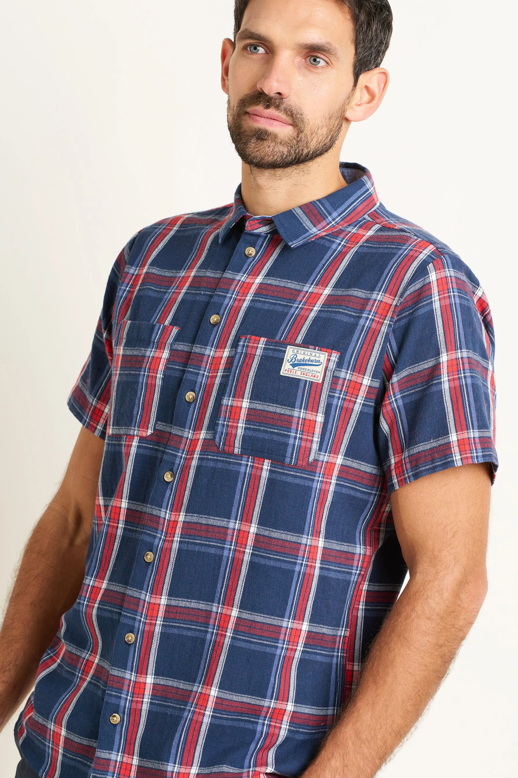 Nautical Check Short Sleeve Shirt