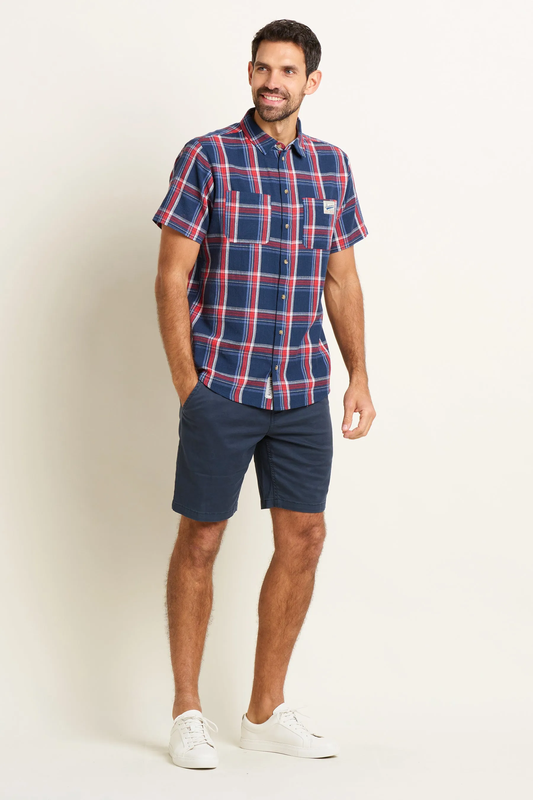 Nautical Check Short Sleeve Shirt