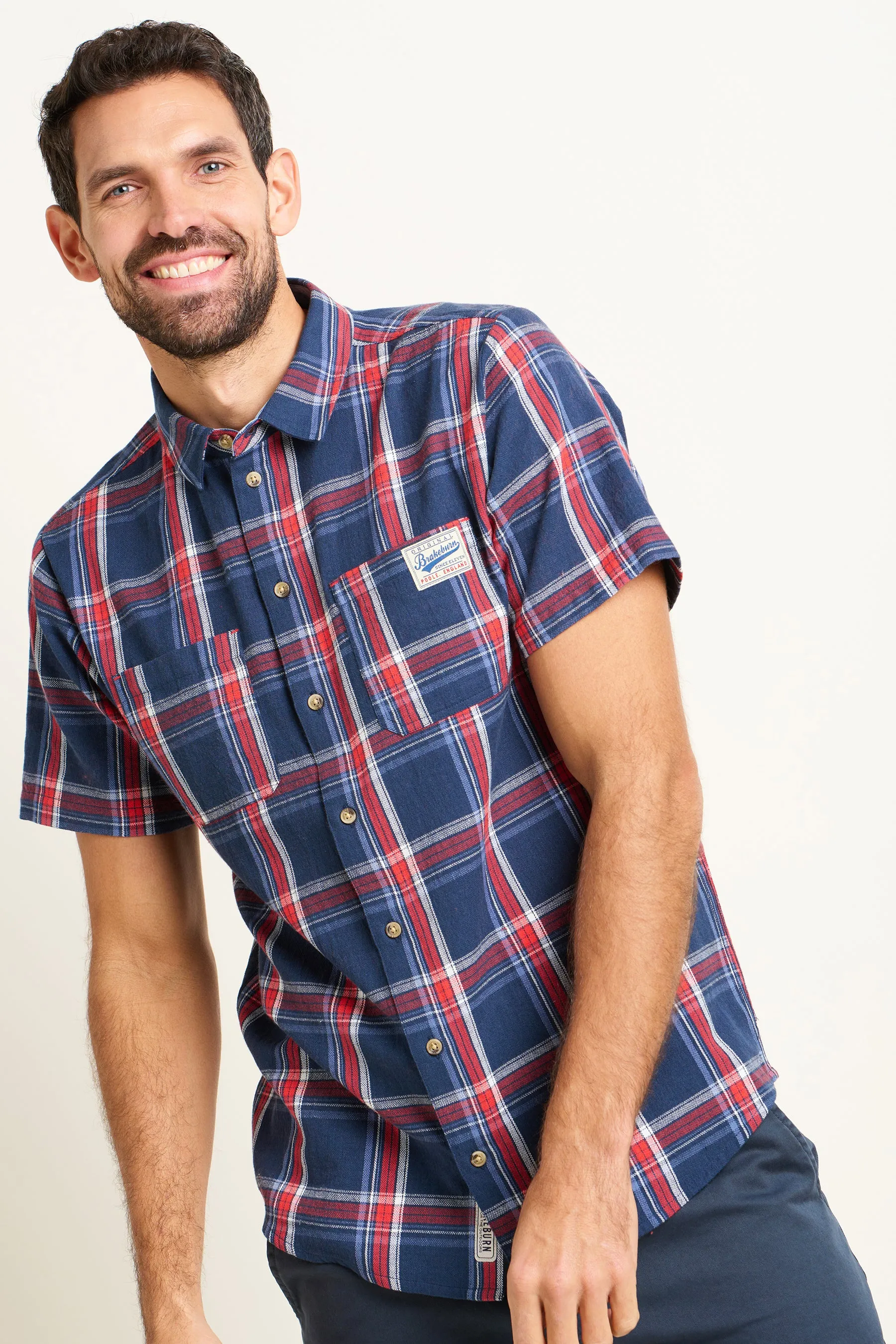 Nautical Check Short Sleeve Shirt