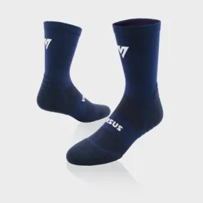 Navy Crew Socks