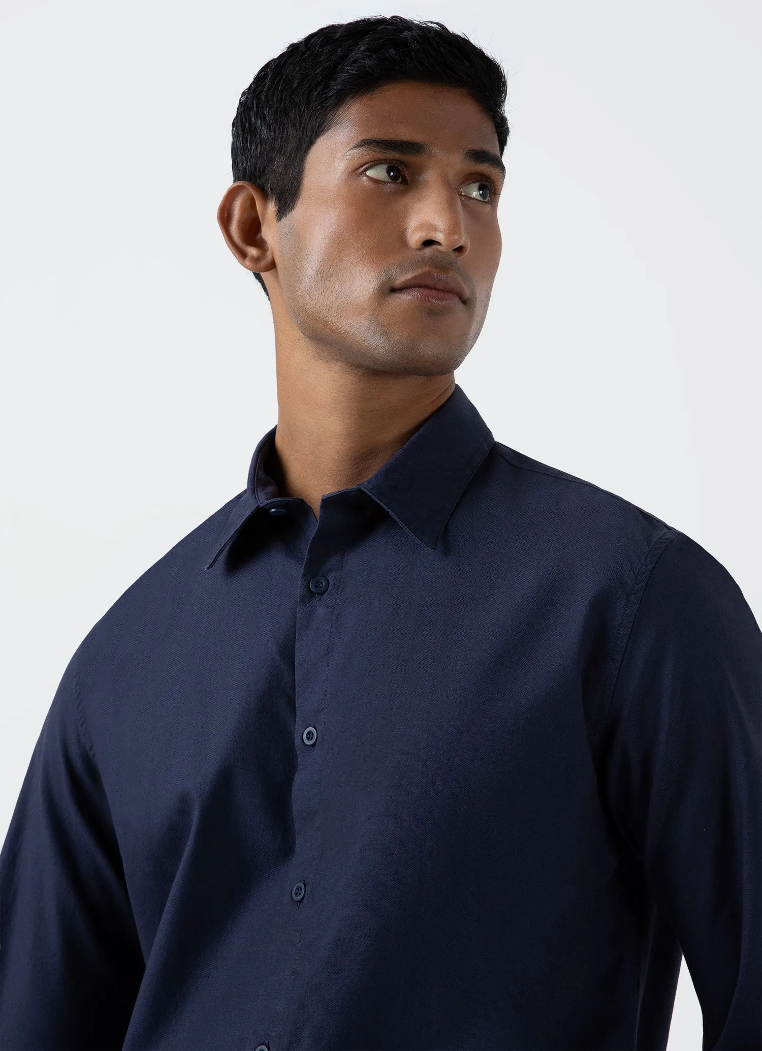 Navy Oxford Shirt for Men