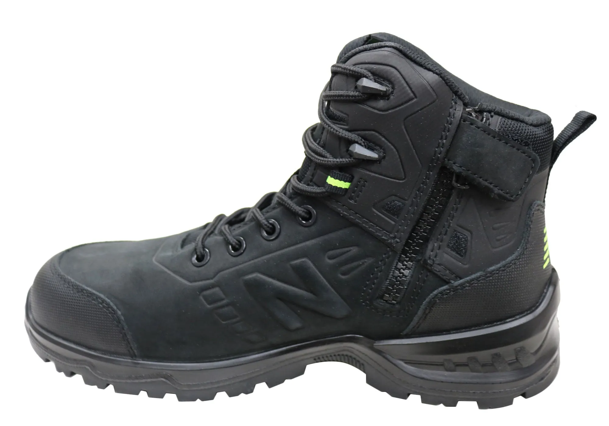 New Balance Contour Mens Leather Composite Toe 2E Wide Work Boots