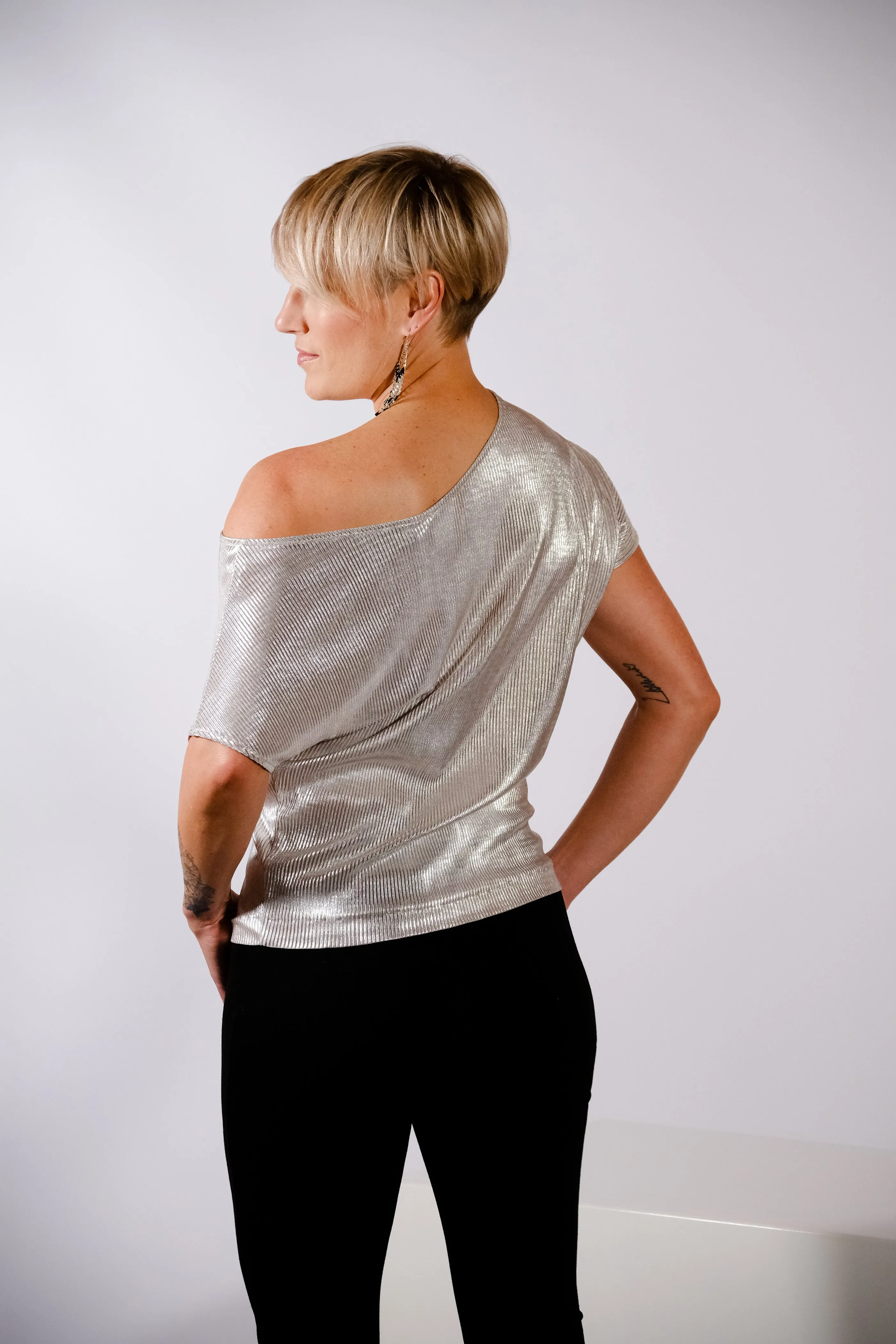 Nia Top - Shimmer can be rewritten as Stylish Shimmer Women's Top - Nia Collection for better Google SEO.