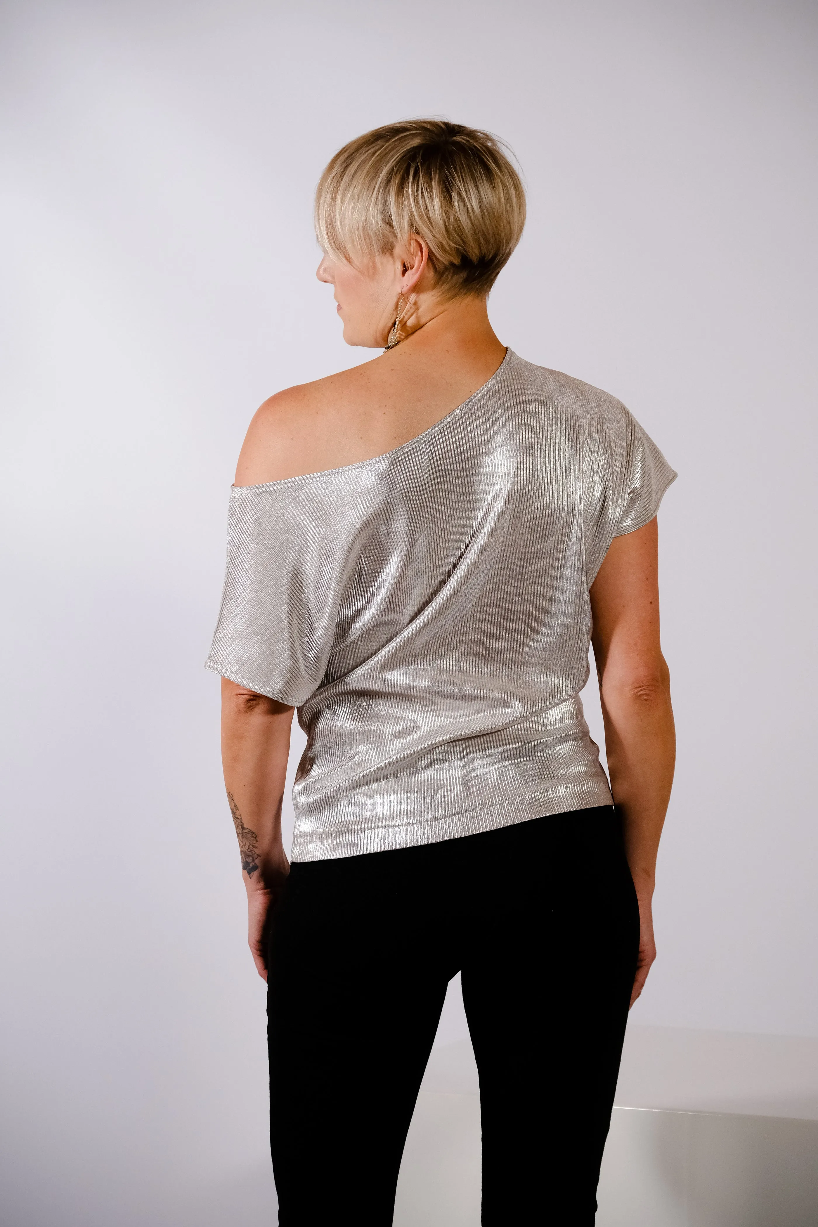 Nia Top - Shimmer can be rewritten as Stylish Shimmer Women's Top - Nia Collection for better Google SEO.