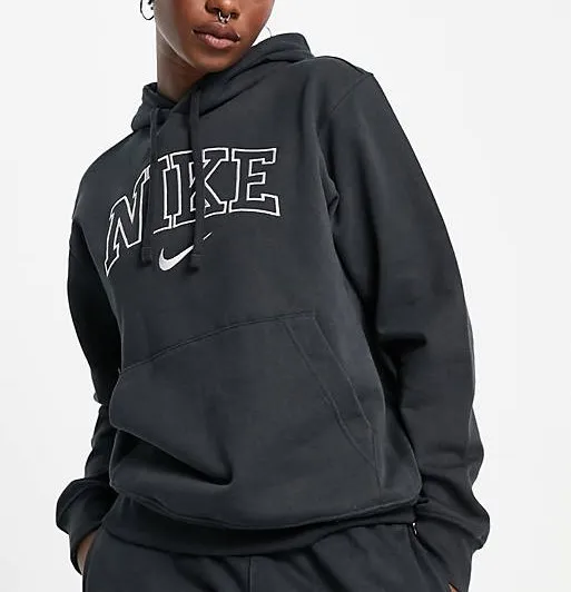 Nike long sleeves plain cotton logo loungewear street style.